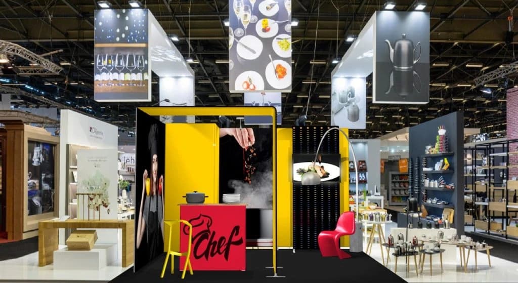 Tubular stands — portable exhibition booths